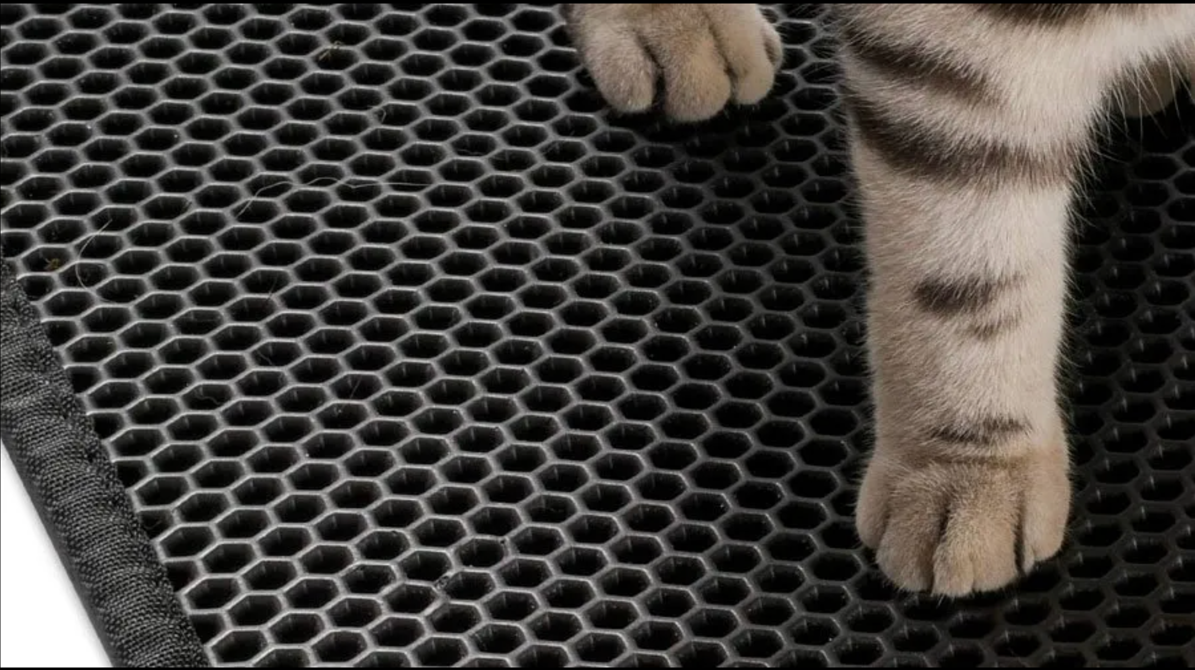 Anti-kattengrit kattenbakmat - Dubbellaags & waterproof