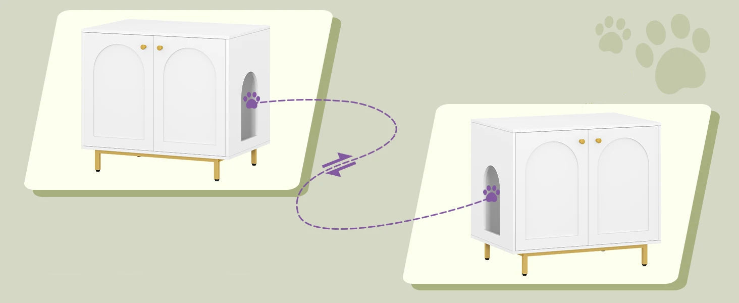 Kattenbak Kast voor 1 Kat – Stijlvol, Opgeruimd & Uit het Zicht